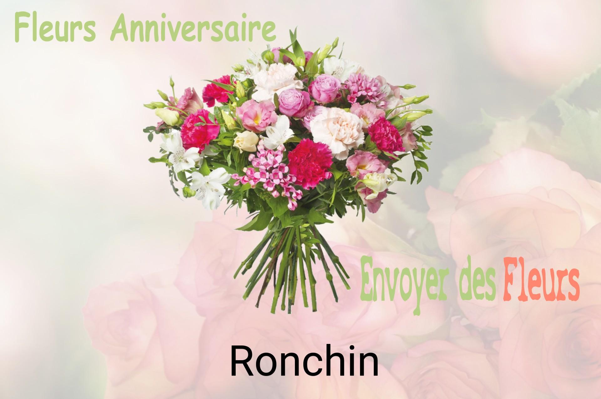 Bouquet de fleurs d’anniversaire livré à Ronchin